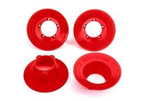 Traxxas - Wheel covers, red (4) (fits #9572 wheels) (TRX-9569r) - thumbnail