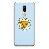 Kleine leeuw: OnePlus 6 Transparant Hoesje