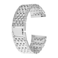 Metalen polsband horloge band voor Samsung Gear S3 (zilver)