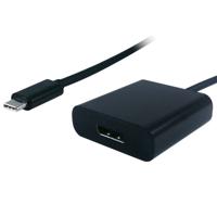 Value 12.99.3220 USB-C-displaykabel USB-C / DisplayPort Adapterkabel USB-C stekker, DisplayPort-bus 0.10 m Zwart - thumbnail