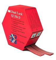 3M SJ 356D Dual Lock Klittenband Om vast te plakken Paddenstoel (l x b) 5000 mm x 25 mm Doorschijnend 1 paar