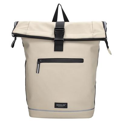 Beagles Originals Bicycle Waterproof Rolltop Rugzak Fietstas 15.6&apos;&apos; Licht Taupe