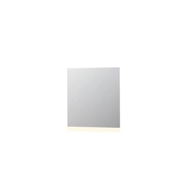 Spiegel INK SP3 80x4x80 mm Met Spiegelverwarming Aluminium Kader