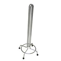 Toiletrolhouder - zilver - 47 cm - Badkamer/toiletaccessoires