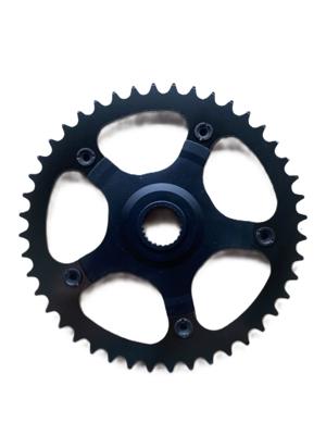 Eovolt crankstel plaat 44t 24 inch zwart