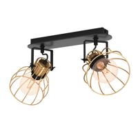 Eglo Gouden plafondlampSambatello 2x E27 - 900383