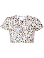 CHANEL Pre-Owned t-shirt à coupe crop (1995) - Multicolore - thumbnail