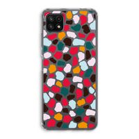 Colored Giraffe: Samsung Galaxy A22 5G Transparant Hoesje