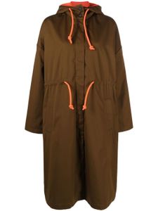 MSGM parka à capuche - Vert