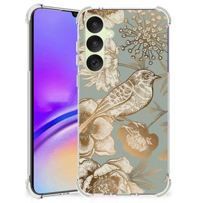 Case voor Samsung Galaxy A35 Vintage Bird Flowers