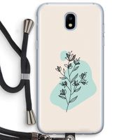 Violets are blue: Samsung Galaxy J5 (2017) Transparant Hoesje met koord