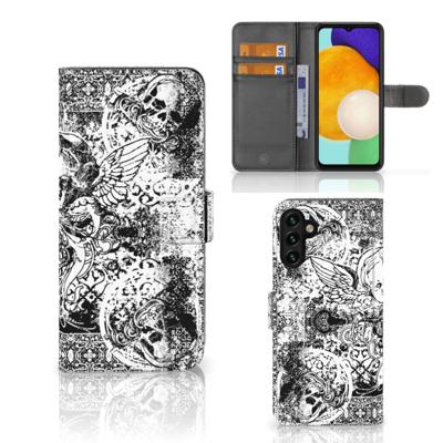 Telefoonhoesje met Naam Samsung Galaxy A04s | Samsung Galaxy A13 5G Skulls Angel