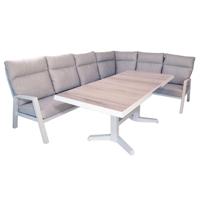 Sugarloaf dining hoekset mist grey - Oosterik home