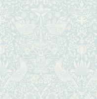 Dutch Wallcoverings British Heritage Vogel Blauw/- Wit