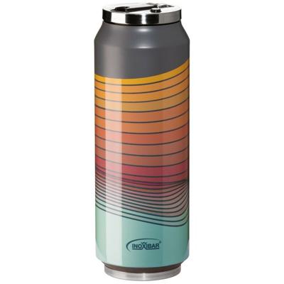 Reisthermosfles Inoxibar 61267 RED WAVES Rood 700 ml