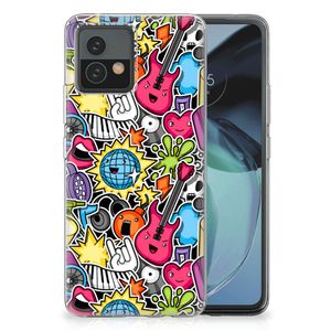 Motorola Moto G72 Silicone Back Cover Punk Rock