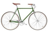 Jitensha Tokyo Matcha/Alu/Camel Single Speed Fiets Jitensha Tokyo Matcha/Alu/Camel Single Speed Fiets