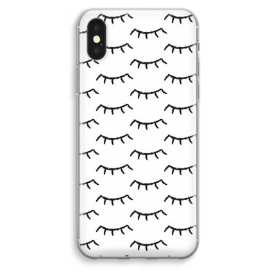 Wimpers: iPhone XS Max Transparant Hoesje