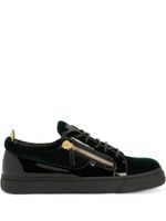 Giuseppe Zanotti baskets Frankie en velours - Vert - thumbnail