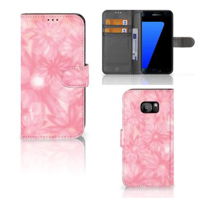 Samsung Galaxy S7 Edge Hoesje Spring Flowers