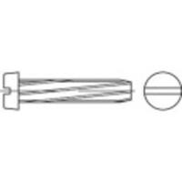 TOOLCRAFT 141714 Tapschroeven M4 20 mm Sleuf DIN 7513 Staal Galvanisch verzinkt 1000 stuk(s)