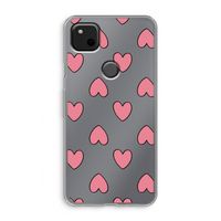 Ondersteboven verliefd: Google Pixel 4a Transparant Hoesje