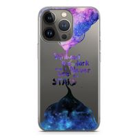 Stars quote: iPhone 13 Pro Transparant Hoesje