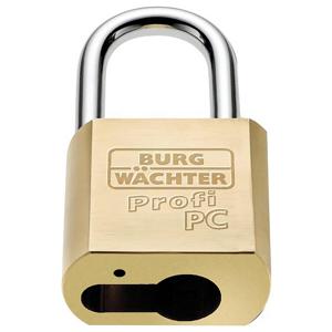 Burg Wächter Profi 116 PC 50 Hangslot Messing Hangslot voor profielcilinder