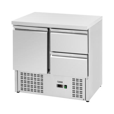 Koeltafel - 230 L - 2 x GN 1/2 + vak - 90 x 70 cm - Royal Catering