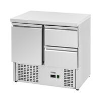 Koeltafel - 230 L - 2 x GN 1/2 + vak - 90 x 70 cm - Royal Catering