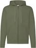 Fruit Of The Loom F401N Classic Hooded Sweat Jacket - Classic Olive - M