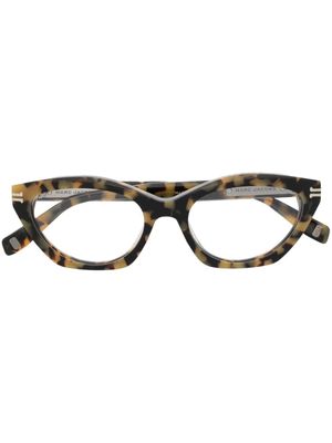 Marc Jacobs Eyewear lunettes de vue à monture papillon - Marron