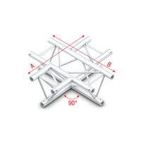 Milos Milos Pro-30 Triangle P Truss - Cross 4-way horizontal-71 cm