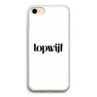 Topwijf Wit: iPhone 7 Transparant Hoesje