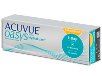 Acuvue Oasys 1-Day with HydraLuxe for Astigmatism (30 lenzen) Acuvue Oasys 1-Day with HydraLuxe for Astigmatism (30 lenzen)
