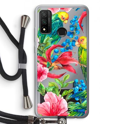 Papegaaien: Huawei P Smart (2020) Transparant Hoesje met koord