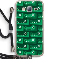 Crocs: Samsung Galaxy J3 (2016) Transparant Hoesje met koord