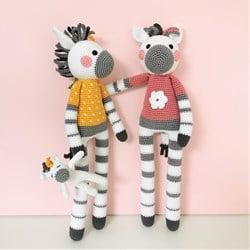 Zara & Ziva Zebra&apos;s Garenpakket - Exclusief Patroon