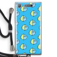 Visjes: Sony Xperia XZ1 Transparant Hoesje met koord