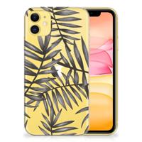Apple iPhone 11 | TPU Case | Leaves Grey