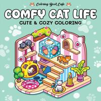 Cute & cozy coloring Comfy cat life