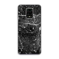 Zwart marmer: Xiaomi Redmi Note 9 Pro Transparant Hoesje
