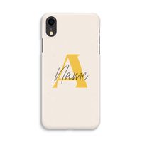 Amber Script: iPhone XR Volledig Geprint Hoesje