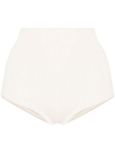 Cashmere In Love Gali fine-knit shorts - Blanc