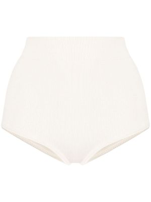 Cashmere In Love short Gali en maille fine - Blanc
