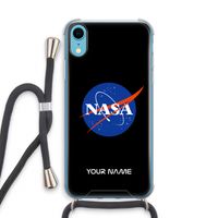 NASA: iPhone XR Transparant Hoesje met koord
