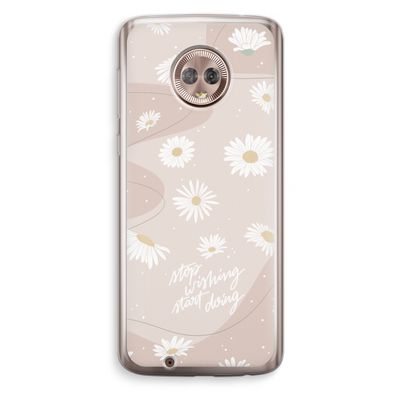 Daydreaming becomes reality: Motorola Moto G6 Transparant Hoesje