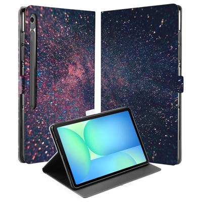 Samsung Galaxy Tab S10 FE Plus Tablet Hoesje Stars met Standaard
