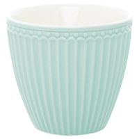 GreenGate Latte cup (Beker) Alice Cool mint 9x10 cm (350 ml) - thumbnail