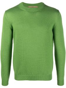 Nuur pull tricoté en laine mérinos - Vert